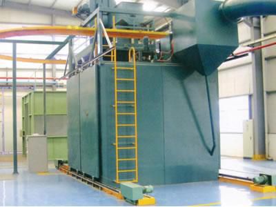 Strahlanlage mit Haken - Q series - Guangdong Jingzhongjing Industrial Painting Equipments Co., Ltd. - kompakt