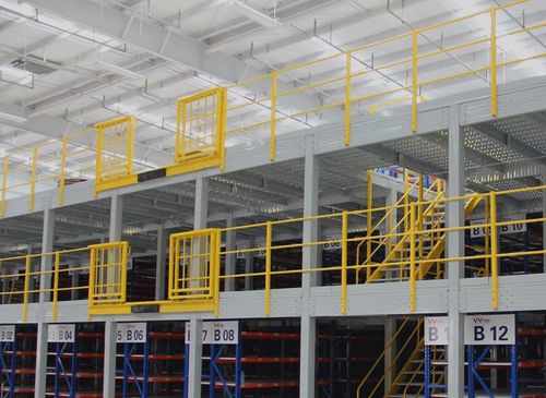 Stahlbaubühne mit Aufbewahrungssystem - Shanghai Calin Logistic Equipment Co., Ltd. - für Plattform / für Lagerhallen