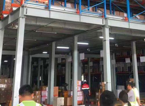 Stahlbaubühne mit Aufbewahrungssystem - Shanghai Calin Logistic Equipment Co., Ltd. - für Industrieboden / für Lagerhallen
