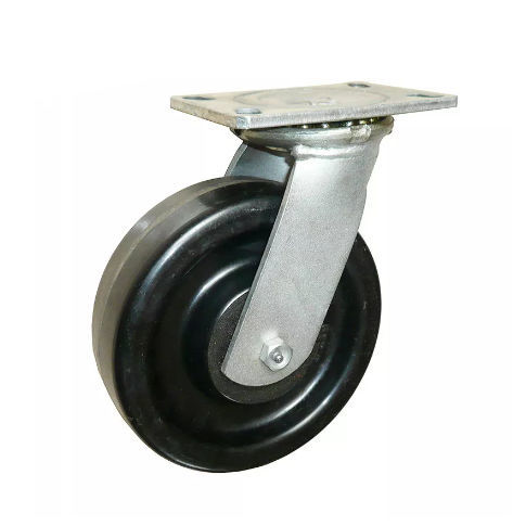 Lenkrolle - Taizhou Wanda Casters & Hardware Mfg. Co., Ltd. - mit Grundplatte / Stahl / Phenolharz