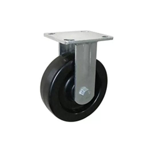 Bockrolle - 600PF-100050R-05 - Taizhou Wanda Casters & Hardware Mfg. Co., Ltd. - mit Grundplatte / doppelt / PP