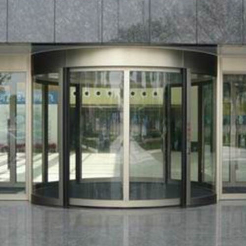 Rund-Schiebetür - Shen Zhen Hui Trade Industry Co., Ltd. - für Außenbereich / automatisch / motorisiert