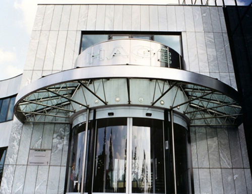 Rund-Schiebetür - TH-R9 - Shen Zhen Hui Trade Industry Co., Ltd. - für Außenbereich / automatisch