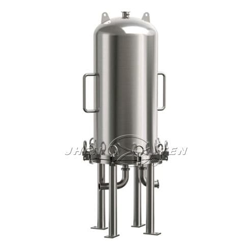 Patronen-Filtergehäuse - JTGDB series (lenticular) - Wenzhou Jhenten Machinery Co., Ltd. - für Flüssigkeiten / Edelstahl / für die Lebensmittel- und Getränkeindustrie