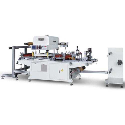 Schneidemaschine mit Ausstecher - DP-40TA - Kunshan Dapeng Precision Machinery Co., Ltd. - für Textil / für Papier / für Rollen