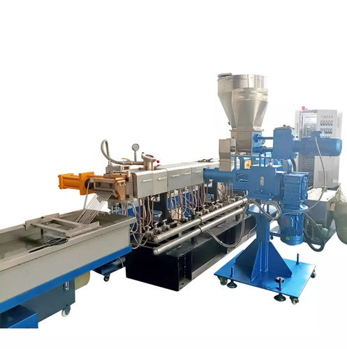 Doppelschneckenextruder - TSE-50B - Nanjing Haisi Extrusion Equipment Co., Ltd. - Granulierung / für PP / für PE