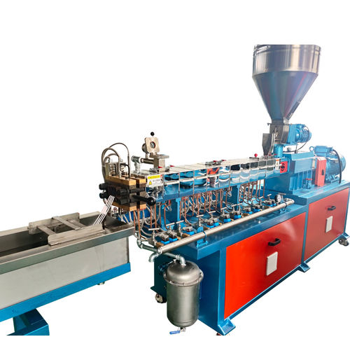 Doppelschneckenextruder - TSE-30B - Nanjing Haisi Extrusion Equipment Co., Ltd. - Granulierung / für PE / für PP