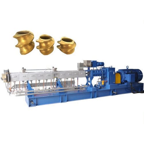 Extruder / gleichlaufende Doppelschnecken - TSH-75B  - Nanjing Haisi Extrusion Equipment Co., Ltd. - parallele Doppelschnecken / für PP / für PE