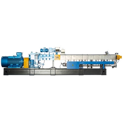 Doppelschneckenextruder - TSH-75B - Nanjing Haisi Extrusion Equipment Co., Ltd. - für Gummi / für TPE / kompakt