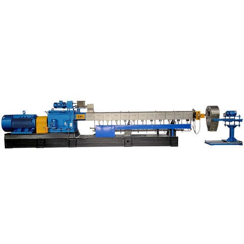 Doppelschneckenextruder - TSE-75 - Nanjing Haisi Extrusion Equipment Co., Ltd. - Aufbereitung / für Elastomere / für thermoplastische Elastomere (TPE)