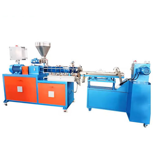 Doppelschneckenextruder - TSE-35 - Nanjing Haisi Extrusion Equipment Co., Ltd. - Granulierung / für PS / für PP