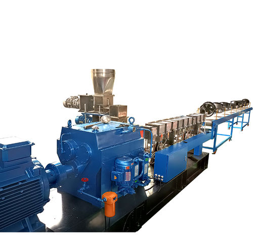 Nahrungsmittelextruder für Haustiernahrung - TSE-75 - Nanjing Haisi Extrusion Equipment Co., Ltd. - parallele Doppelschnecken / kompakt