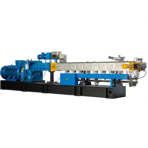 Aufbereitungsextruder - TSE - Nanjing Haisi Extrusion Equipment Co., Ltd. - für WPC / Doppelschnecken