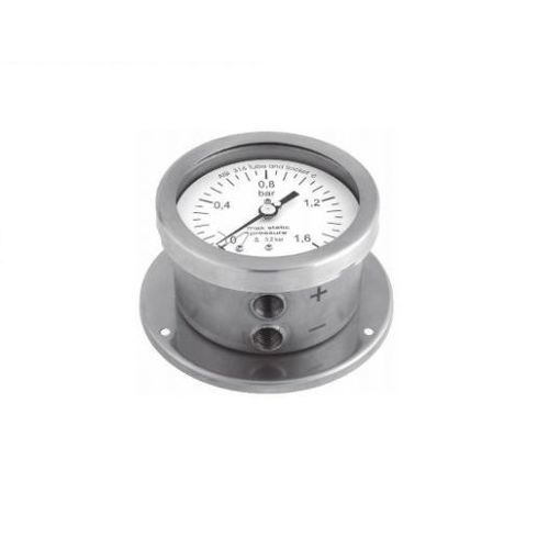 Differential-Manometer - DB  - Delta Mobrey Limited - mit Zifferblatt-Anzeige / NPT 1/4 / Edelstahl