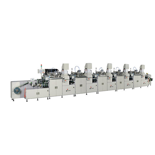 Automatische Siebdruckmaschine - YD-SPA/F300R-5C - Dongguan Yaodong Machinery Manufacturing Co., Ltd. - 5-Farben / für Etiketten / modular