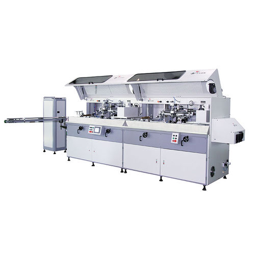 Automatische Siebdruckmaschine - YD-SPA102/2C - Dongguan Yaodong Machinery Manufacturing Co., Ltd. - 2-Farben / für Kunststoffflaschen / UV-Polymerisierungssystem