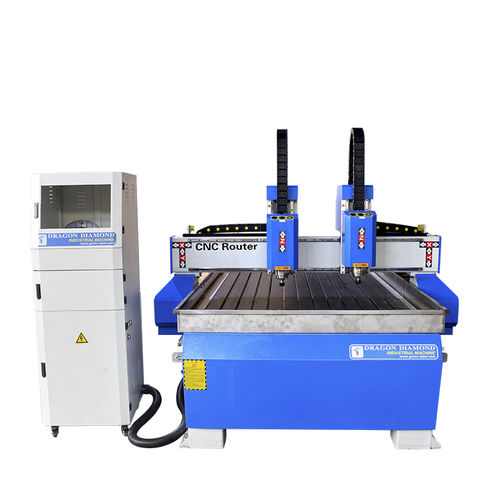 CNC-Konturfräsmaschine - Lz-1325-2H - Guangzhou Dragon Diamond Technology Co., Ltd. - 3-Achs / Zweikopf / Metall