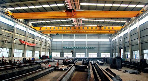 Laufkran mit Bauhöhe - Henan Kuangshan Crane Co., Ltd. - Einträger / Profilstahl / mit Leichthebesystem