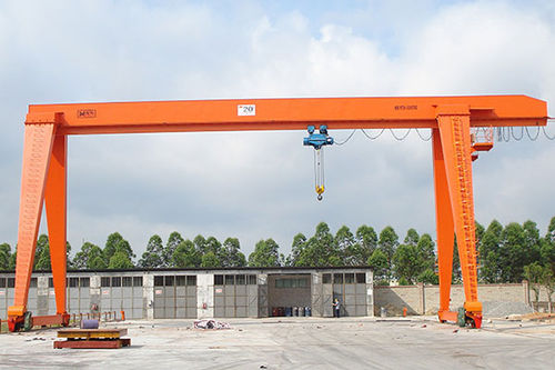 Schienenmontierter Portalkran - MH - Henan Kuangshan Crane Co., Ltd. - für Werkstatt / für Lagerhallen / Einträger