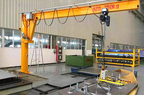 Säulenschwenkkran - Henan Kuangshan Crane Co., Ltd. - 360° / für Hubanwendungen