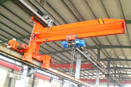 Einträger-Wandlaufkran - Henan Kuangshan Crane Co., Ltd. - für Werkstatt / für Lagerhallen