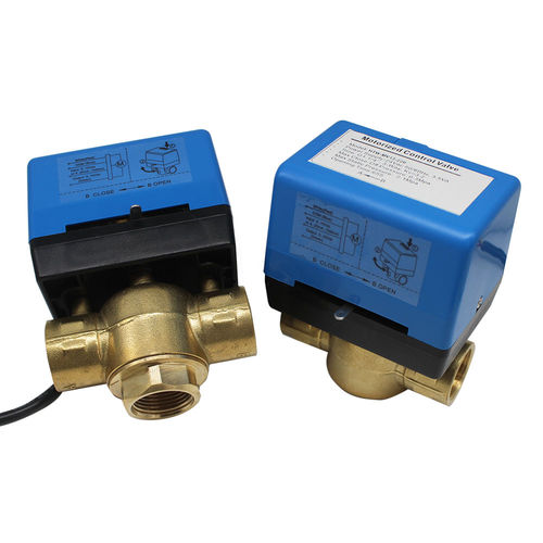 Ventil mit Modulierung - HTW-MV13 series - Hotowell International Co., Limited - Kugel / elektrisch / Temperaturstell