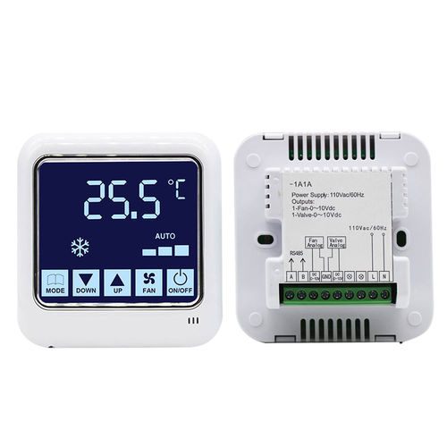 Thermostat / 240 V AC - HTW-61-D.A - Hotowell International Co., Limited - Raum / für Geschwindigkeitskontrolle des Ventilators / für Gebläsekonvektor