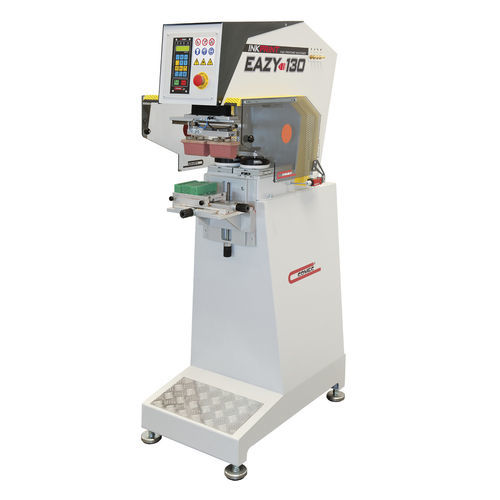 Tampondruckmaschine mit hermetischem Farbgebersystem - INKPRINT EAZY 130 2C RR - COMEC ITALIA - 2-Farben / für die Textilindustrie / elektropneumatisch