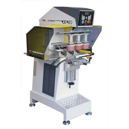 Tampondruckmaschine mit hermetischem Farbgebersystem - INKPRINT KP08 3C RRR - COMEC ITALIA - automatisch / 3-Farben / elektropneumatisch