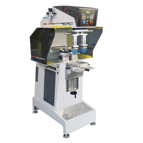 Tampondruckmaschine mit hermetischem Farbgebersystem - INKPRINT KP08 2C RR - COMEC ITALIA - automatisch / 2-Farben / elektropneumatisch