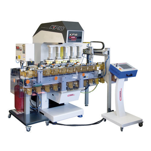 Tampondruckmaschine mit hermetischem Farbgebersystem - INKPRINT KP16 5C - COMEC ITALIA - automatisch / 5-Farben / elektropneumatisch