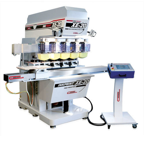 Tampondruckmaschine mit hermetischem Farbgebersystem - INKPRINT XE20 5C - COMEC ITALIA - 5-Farben / mit Touchscreen / ansteuerbar
