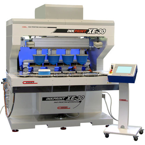 Tampondruckmaschine mit hermetischem Farbgebersystem - INKPRINT XE30 4C T.I. - COMEC ITALIA - automatisch / 4-Farben / elektropneumatisch