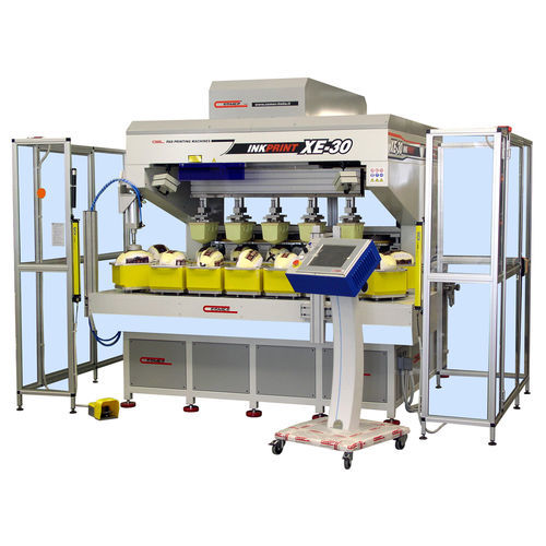 Tampondruckmaschine mit hermetischem Farbgebersystem - INKPRINT XE30 5C T.I. - COMEC ITALIA - automatisch / 5-Farben / elektropneumatisch