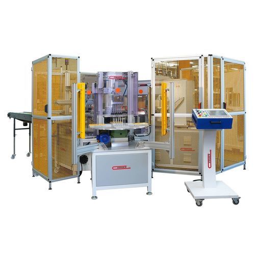 Tampondruckmaschine mit hermetischem Farbgebersystem - LIN.STA. 11.1209 - COMEC ITALIA - automatisch / 3-Farben / drehbar