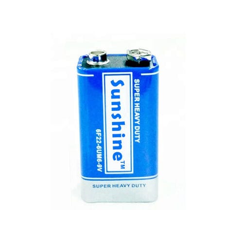 Zink-Kohle-Batterie - 6F22 - Hunan Sunshine Technologies Company - 9 V / Zink-Kohle