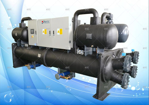 Wasserrückkühler - Qingdao Hongyu Cles Air Conditioning Co., Ltd. - Schraubenverdichter / mit halb-hermetischem Verdichter / Rohrbündel