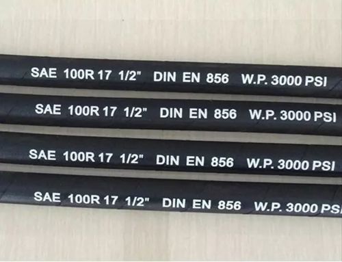 Kunstgummi-Schlauch - SAE 100 R17 - Qingdao Hyrubbers Co., Ltd. - Stahl / ölbeständig / wetterbeständig