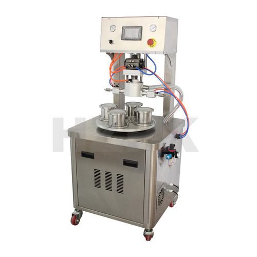 Vakuum-Verschliesser - GJV-40 - Zhejiang Haizhou Packing Machine Co., Ltd. - automatisch / für Glasflaschen / für die Lebensmittelindustrie