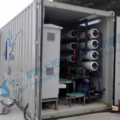 Umkehrosmose-Entsalzungsanlage - AIO-SW - Hangzhou Shangtuo Environmental Technology Company - für Meerwasser