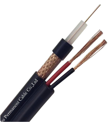 Stromkabel für Kamera - RG59+ - Huzhou Permanent Cable Co., Ltd. - Versorgung / RF / koaxial
