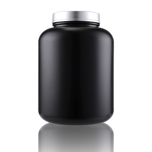 Flasche für Nahrungsergänzungsmittel - RC002-02 - Shanghai Gensyu Packaging Co., Ltd. - für Proteine in Pulverform / Lager / verchromt