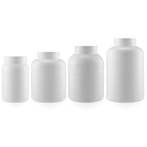 Flasche für Proteine in Pulverform - RC004  - Shanghai Gensyu Packaging Co., Ltd. - HDPE / PET / mit Stöpsel