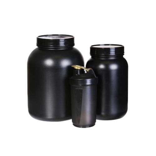 Flasche für Proteine in Pulverform - RC003 series - Shanghai Gensyu Packaging Co., Ltd. - Lager / verchromt / HDPE
