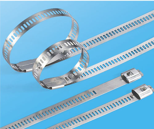 Edelstahl-Kabelbinder - YF-7x150 - Yueqing Yingfa Cable Accessories Co., Ltd. - mit Lasche