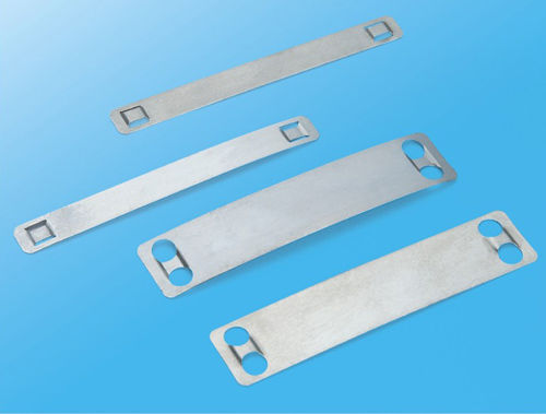 Edelstahl-Kabelbinder - ID4000 - Yueqing Yingfa Cable Accessories Co., Ltd. - mit Etikettenhalter