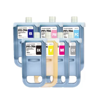 Tinte für Tintenstrahldruck - PFI-706 - IMATEC DIGITAL CO., LTD. - für Papier / Farbstoff
