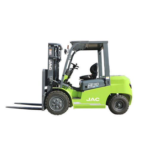 Elektrischer Gabelstapler - HE 3 Series - JAC Heavy-duty Construction Machine - Sitz / mit Gegengewicht / wasserdicht