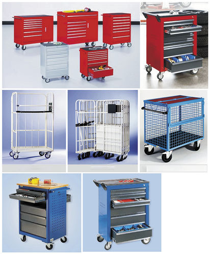 Arbeitsplatz-Wagen - Guangdong Sunli Intelligent Logistics Equipment Co., Ltd. - Metall / mit Schublade / Werkzeughalter
