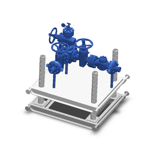 Mehrweg-Verteilerblock - JG/S2-35 - Jianhu Jielin Petrochemical Machinery Co., Ltd. - für Gas